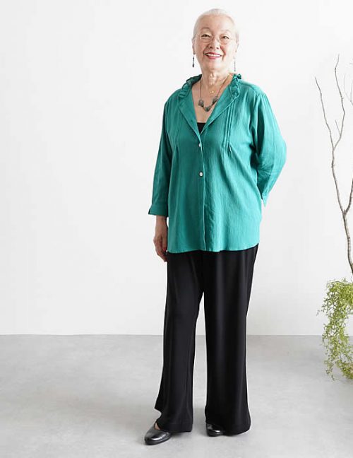 60代女性ファッション 夏のブラウスコーディネート ブログ 60代 70代ファッションブランドyouka ヨウカ 公式オンラインショップ おしゃれに暮らすシニア世代へ